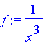 f := 1/(x^3)