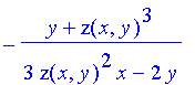 -(y+z(x,y)^3)/(3*z(x,y)^2*x-2*y)