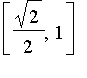 [sqrt(2)/2, 1]