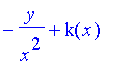 -y/x^2+k(x)