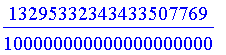 13295332343433507769/100000000000000000000