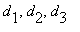 d[1], d[2], d[3]