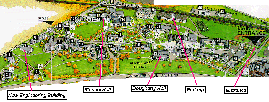 map of vilanova park        <h3 class=